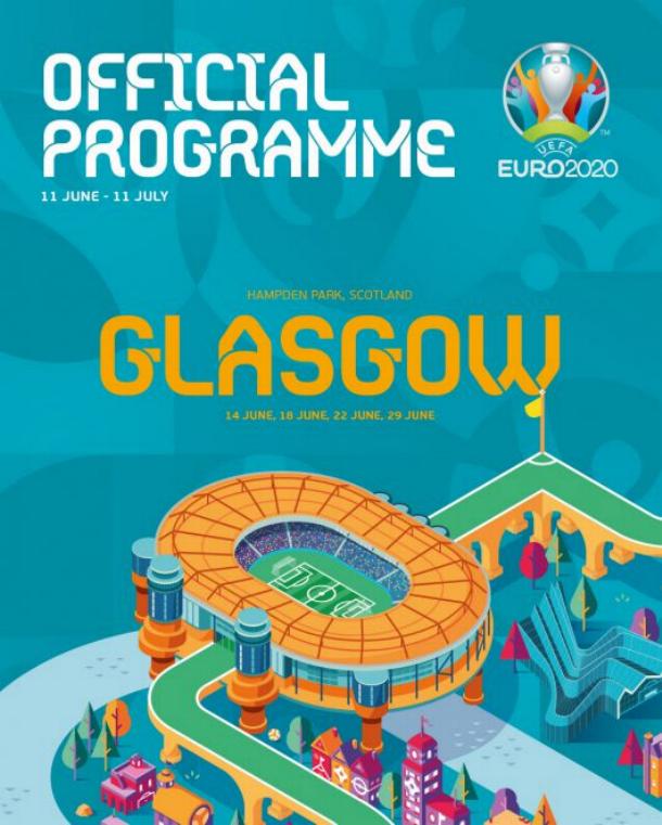EURO 2020 OFFICIAL TOURNAMENT PROGRAMME - GLASGOW EDITION
